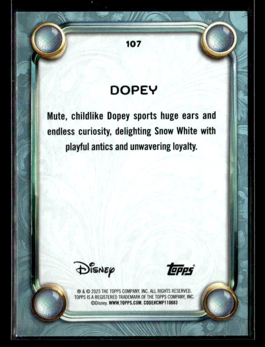 2025 Topps Disney Wonder #107 Dopey Tier 2