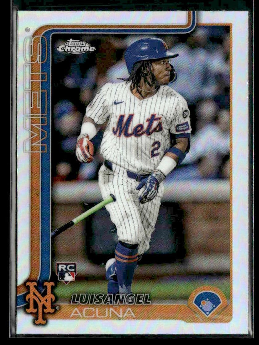 2025 Topps Chrome #56 Luisangel Acuña Refractors