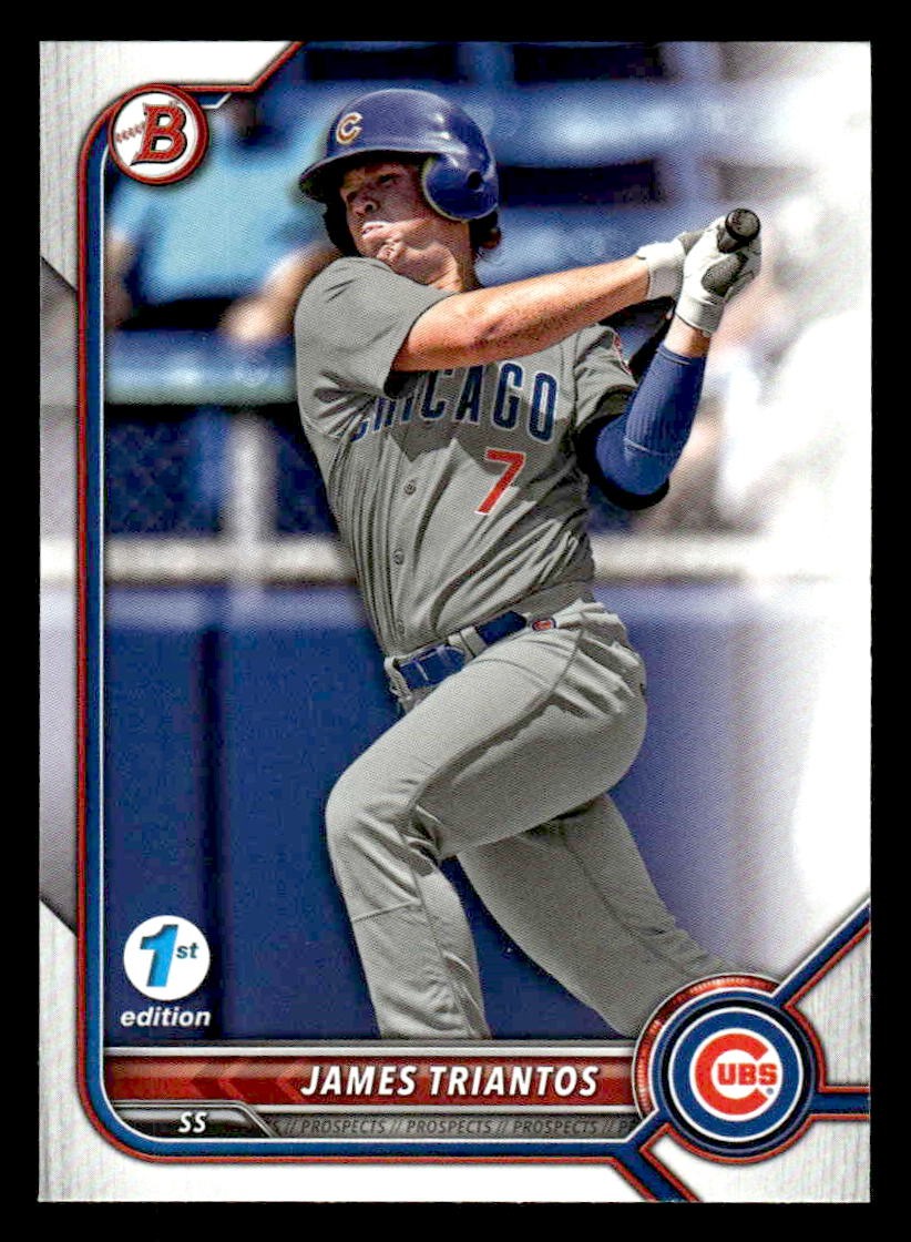 2022 Bowman Draft 1st Edition #BD-166 James Triantos