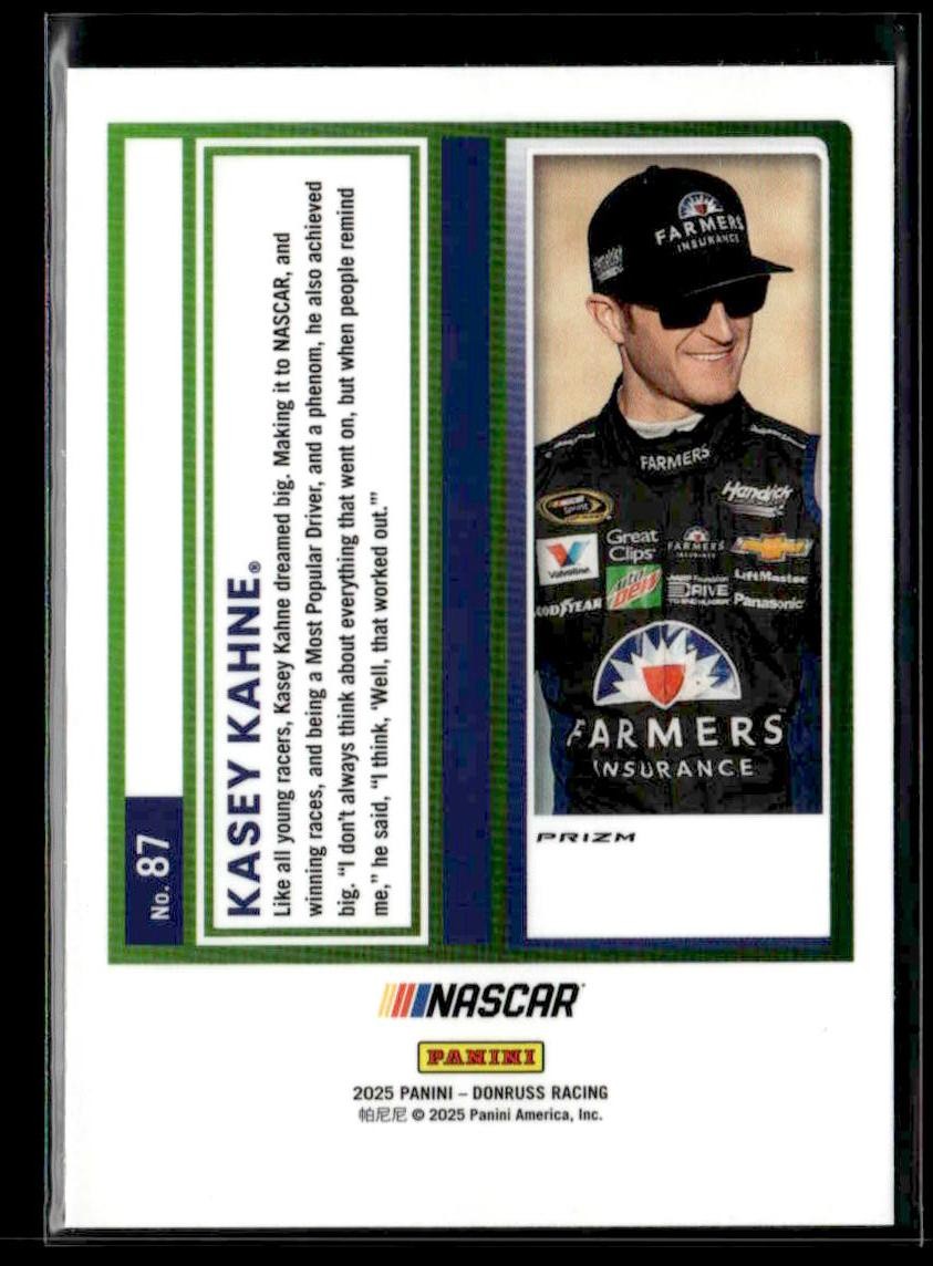 2025 Donruss #87 Kasey Kahne Optic Holo