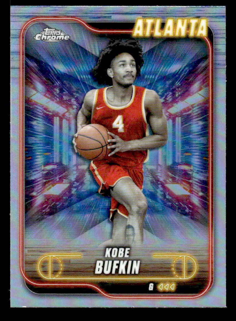 2024-25 Topps Chrome #29 Kobe Bufkin Refractor
