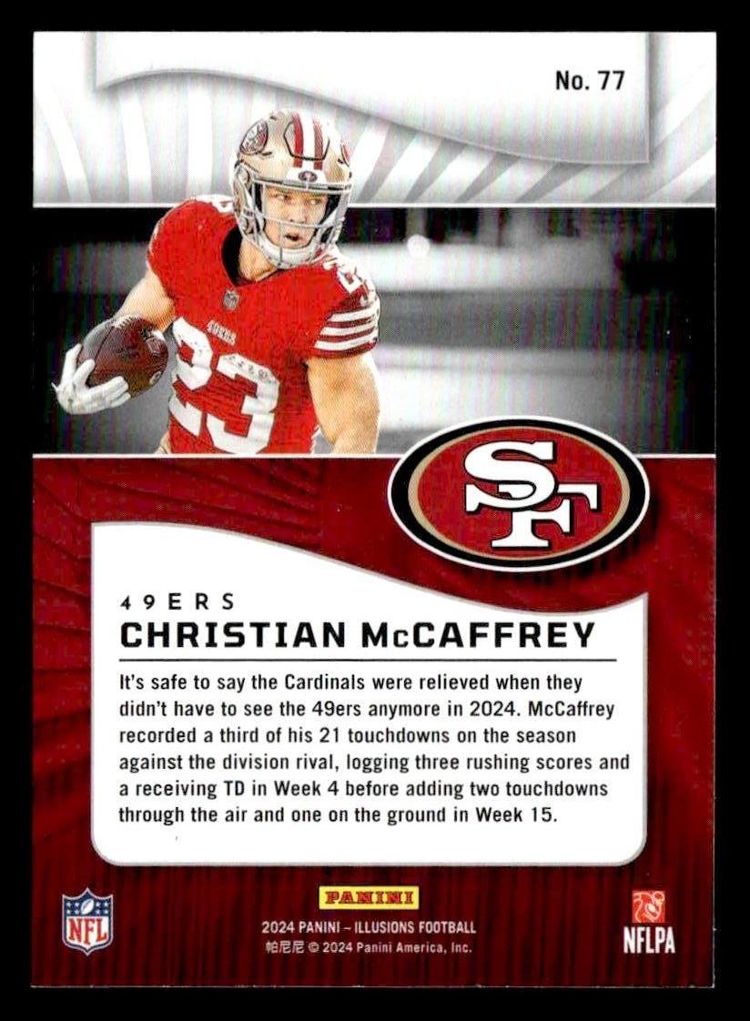 2024 Panini Illusions #77 Christian McCaffrey Retail