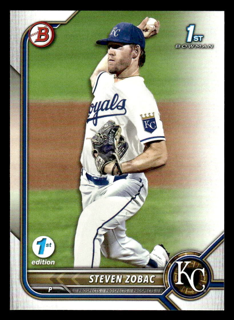 2022 Bowman Draft 1st Edition #BD-101 Steven Zobac