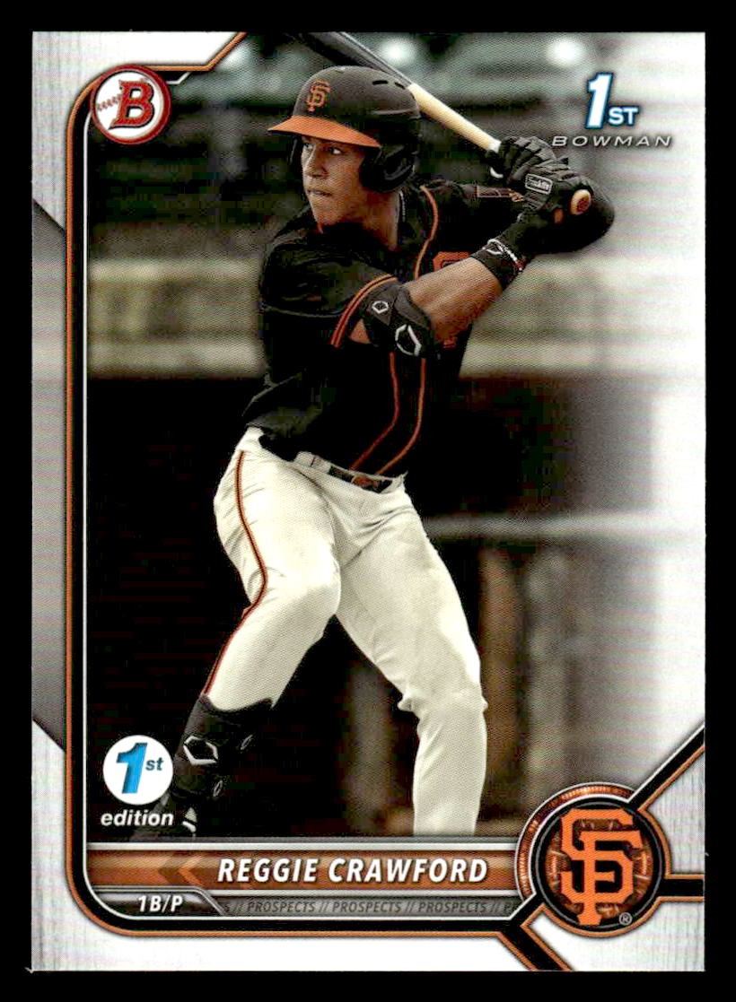 2022 Bowman Draft 1st Edition #BD-33 Reggie Crawford