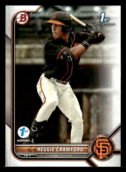 2022 Bowman Draft 1st Edition #BD-33 Reggie Crawford