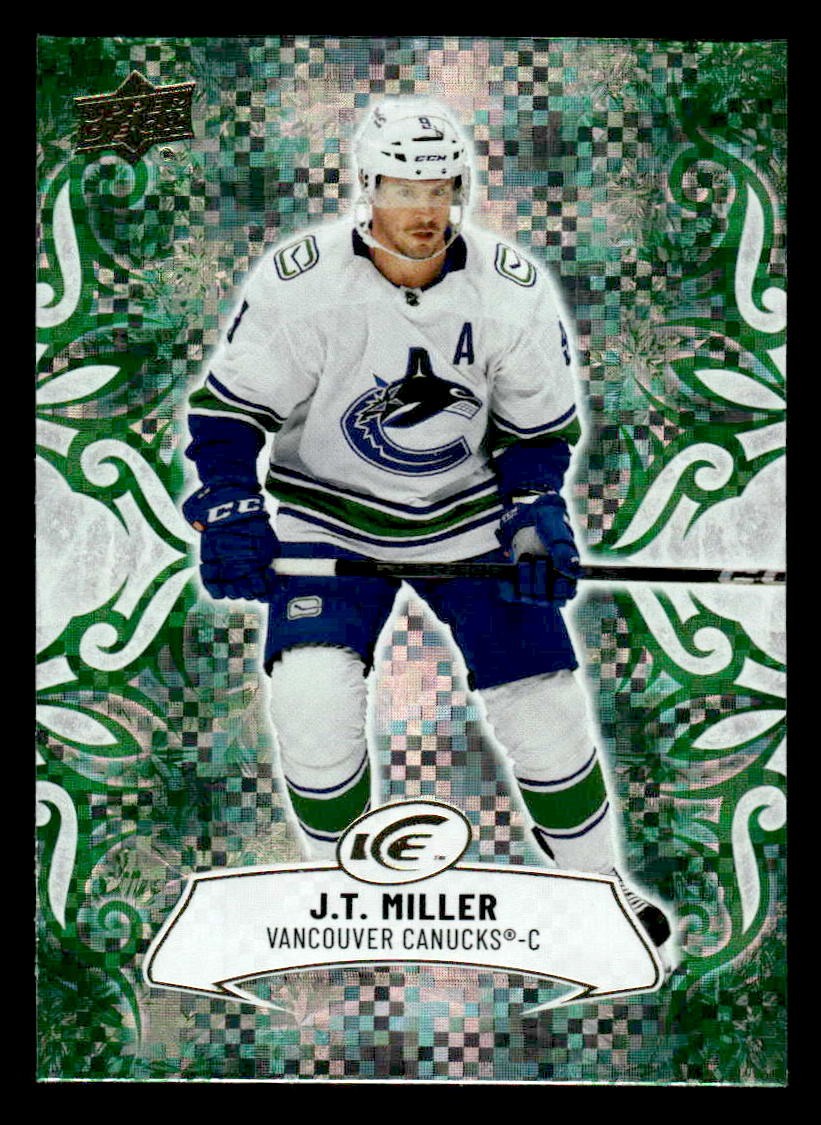 2024-25 Upper Deck Ice #4 J.T. Miller Emerald Green