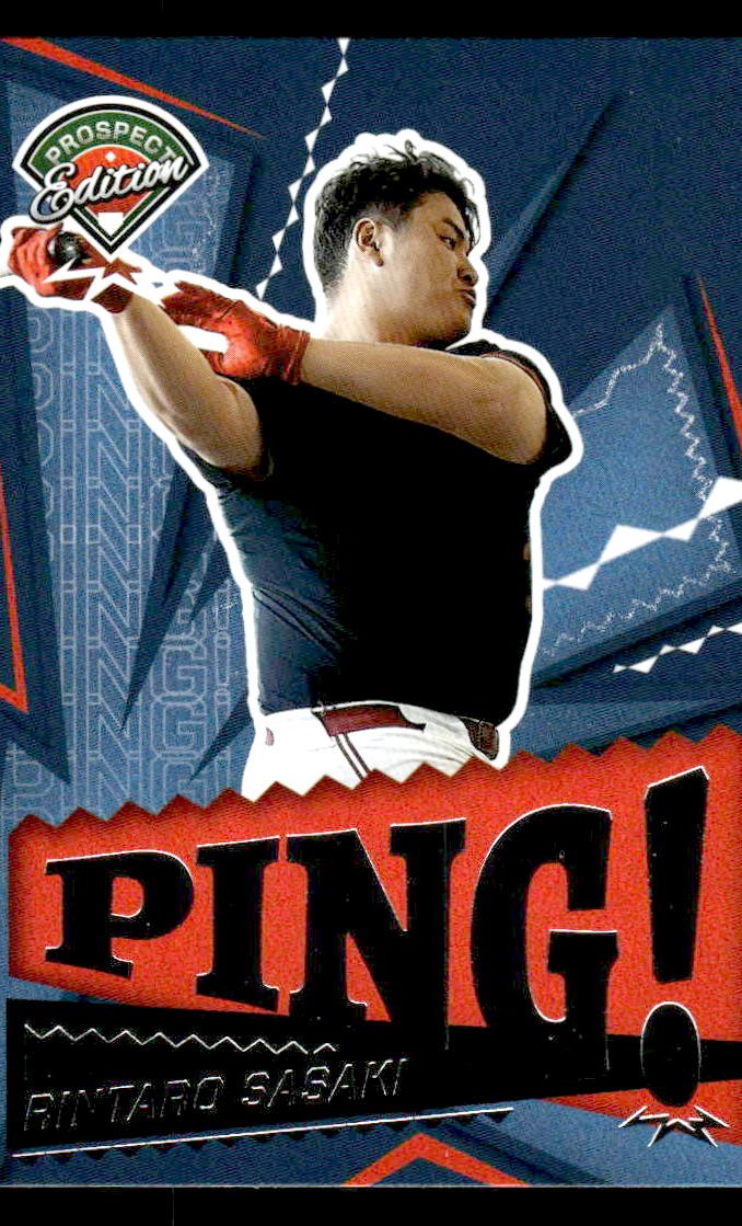 2024 Panini Prospect Edition #14 Rintaro Sasaki Ping!