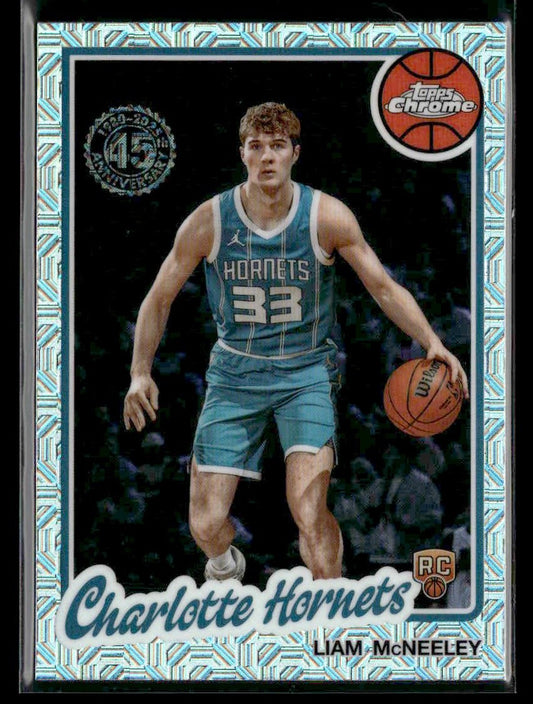 2025-26 Topps #TC-LM Liam McNeeley 1980-81 Topps Chrome Basketball