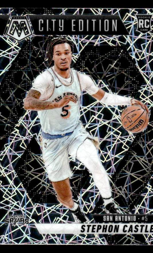 2024-25 Panini Mosaic #290 Stephon Castle Premium