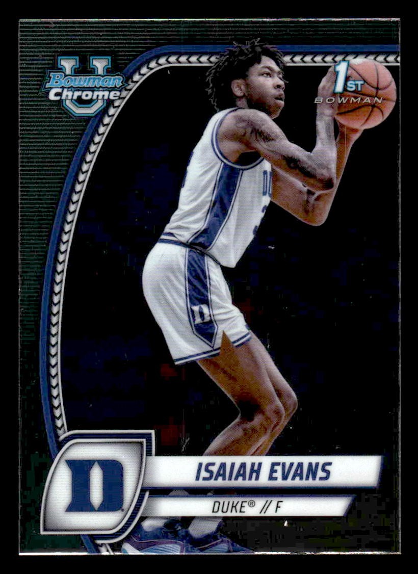 2024-25 Bowman University Chrome #27 Isaiah Evans