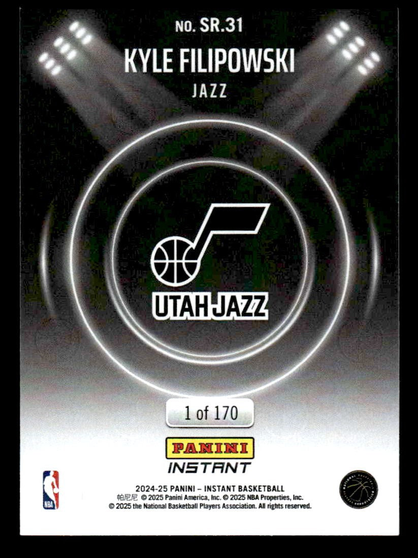 2024-25 Panini Instant NBA Spotlight Rookies #SR.31 Kyle Filipowski