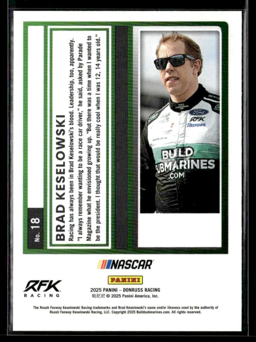 2025 Donruss #18 Brad Keselowski