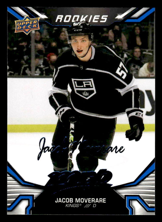 2022-23 Upper Deck MVP #224 Jacob Moverare Blue Script