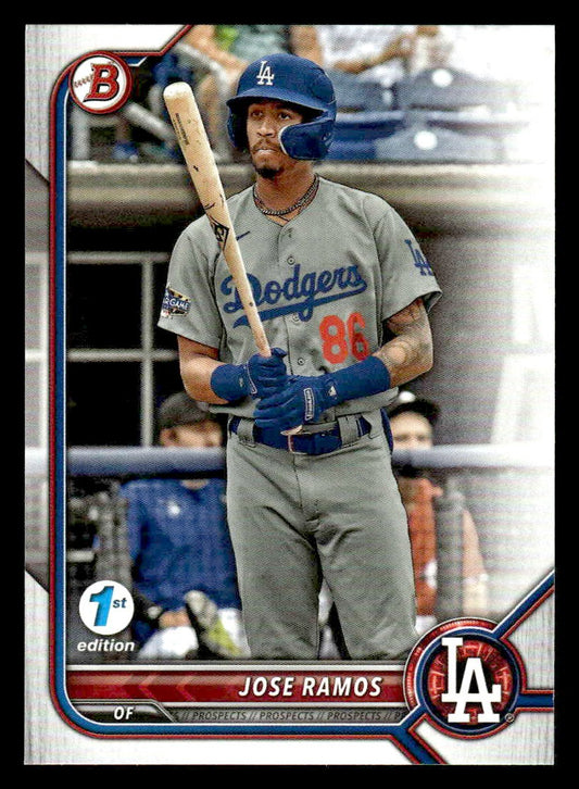 2022 Bowman Draft 1st Edition #BD-102 Jose Ramos