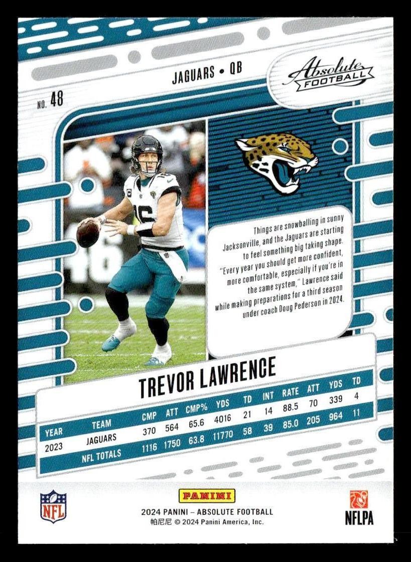 2024 Panini Absolute #48 Trevor Lawrence Retail