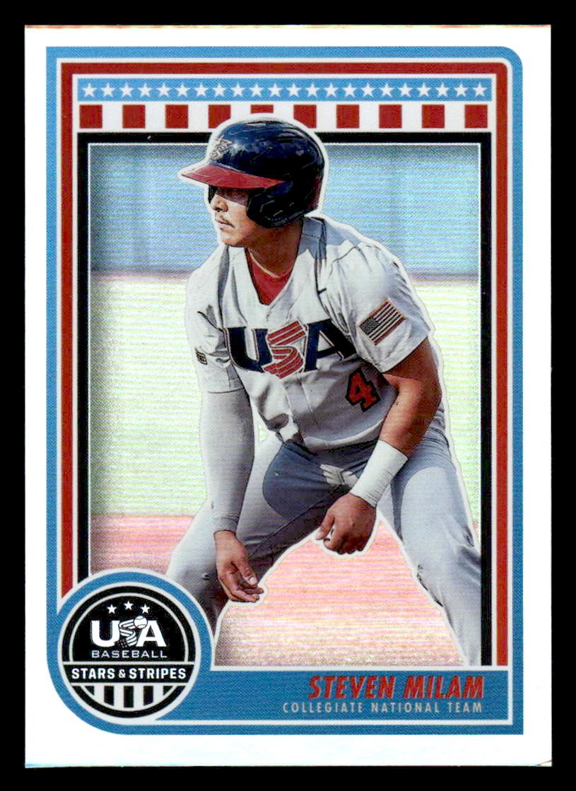 2025 Panini Stars and Stripes USA Baseball #69 Steven Milam