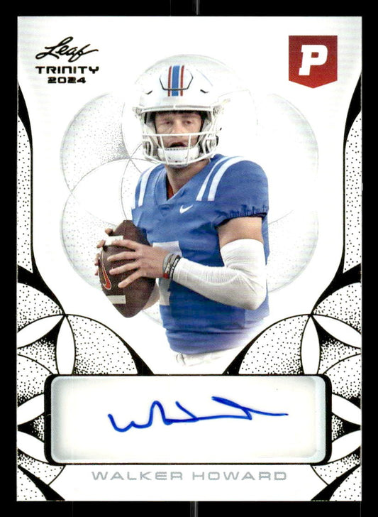 2024 Leaf Trinity - Pristine Auctions #BA-WH1 Walker Howard
