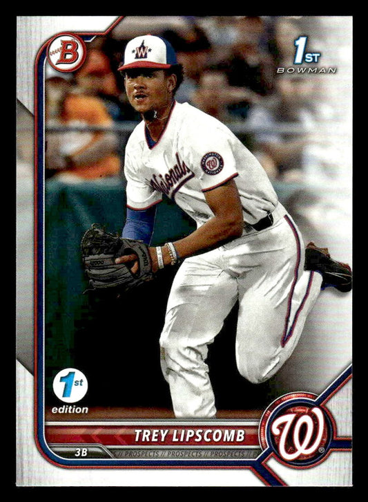 2022 Bowman Draft 1st Edition #BD-197 Trey Lipscomb