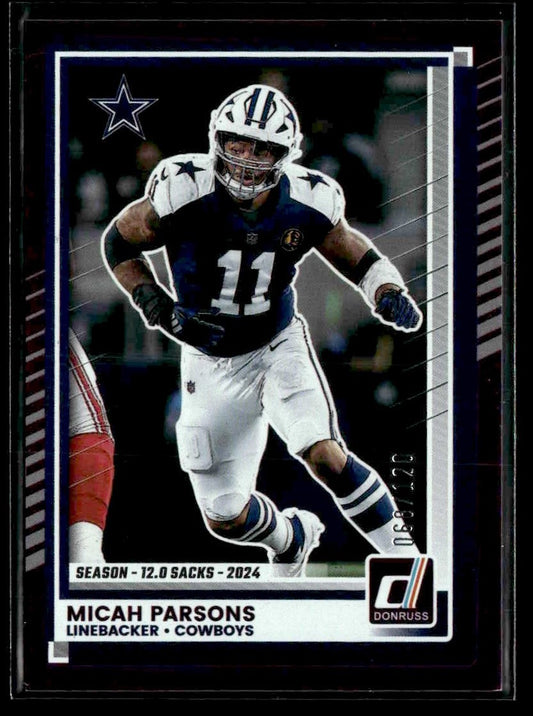 2025 Donruss #109 Micah Parsons Pink #068/120