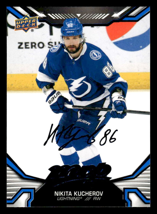 2022-23 Upper Deck MVP #11 Nikita Kucherov Blue Script