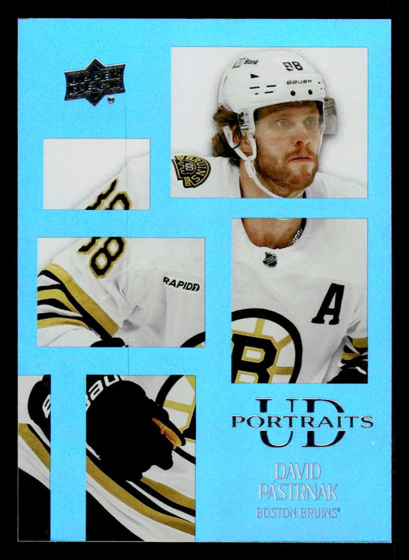 2024-25 Upper Deck #P-4 David Pastrnak UD Portraits