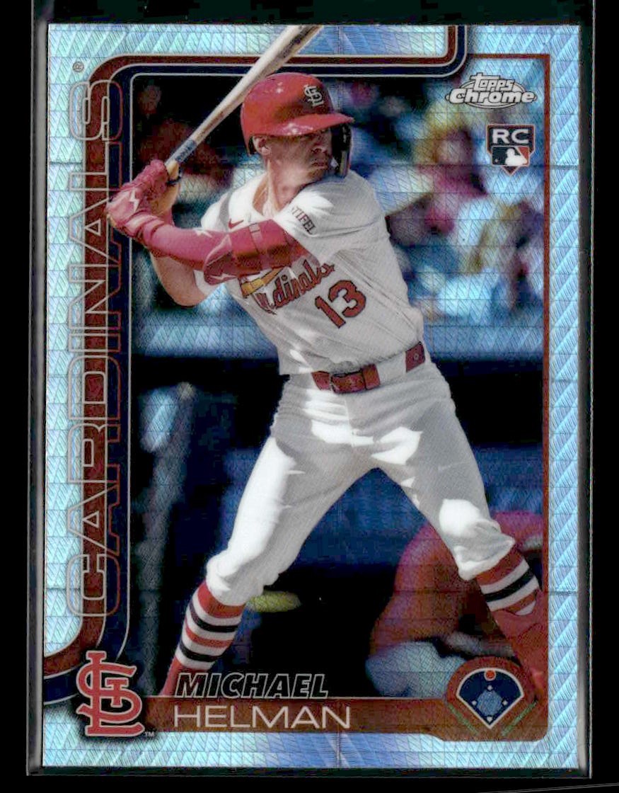 2025 Topps Chrome #104 Michael Helman Prism Refractors