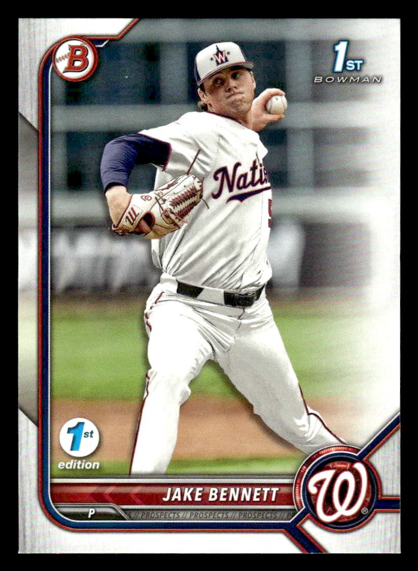 2022 Bowman Draft 1st Edition #BD-141 Jake Bennett