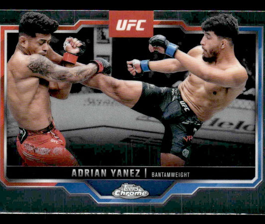 2025 Topps Chrome UFC #71 Adrian Yanez