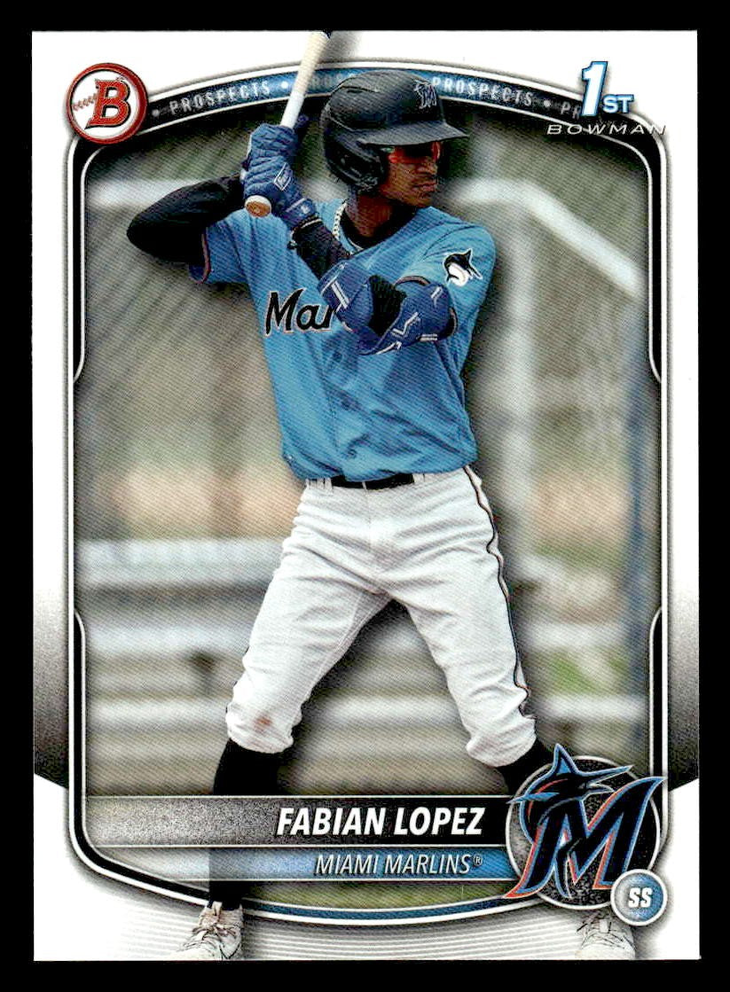 2025 Bowman #BP-19 Fabian Lopez Prospects