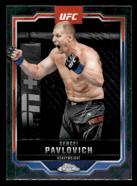 2025 Topps Chrome UFC #148 Sergei Pavlovich