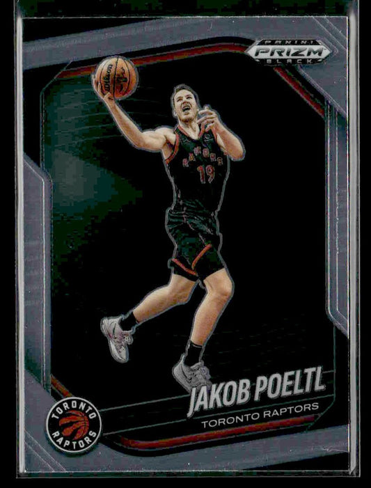 2024-25 Panini Prizm Black #185 Jakob Poeltl