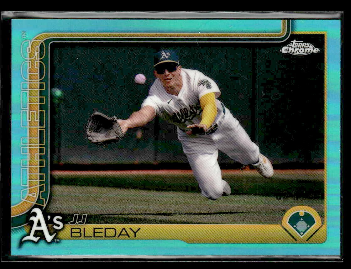 2025 Topps Chrome #183 JJ Bleday Aqua Refractors #/199