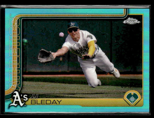 2025 Topps Chrome #183 JJ Bleday Aqua Refractors #/199