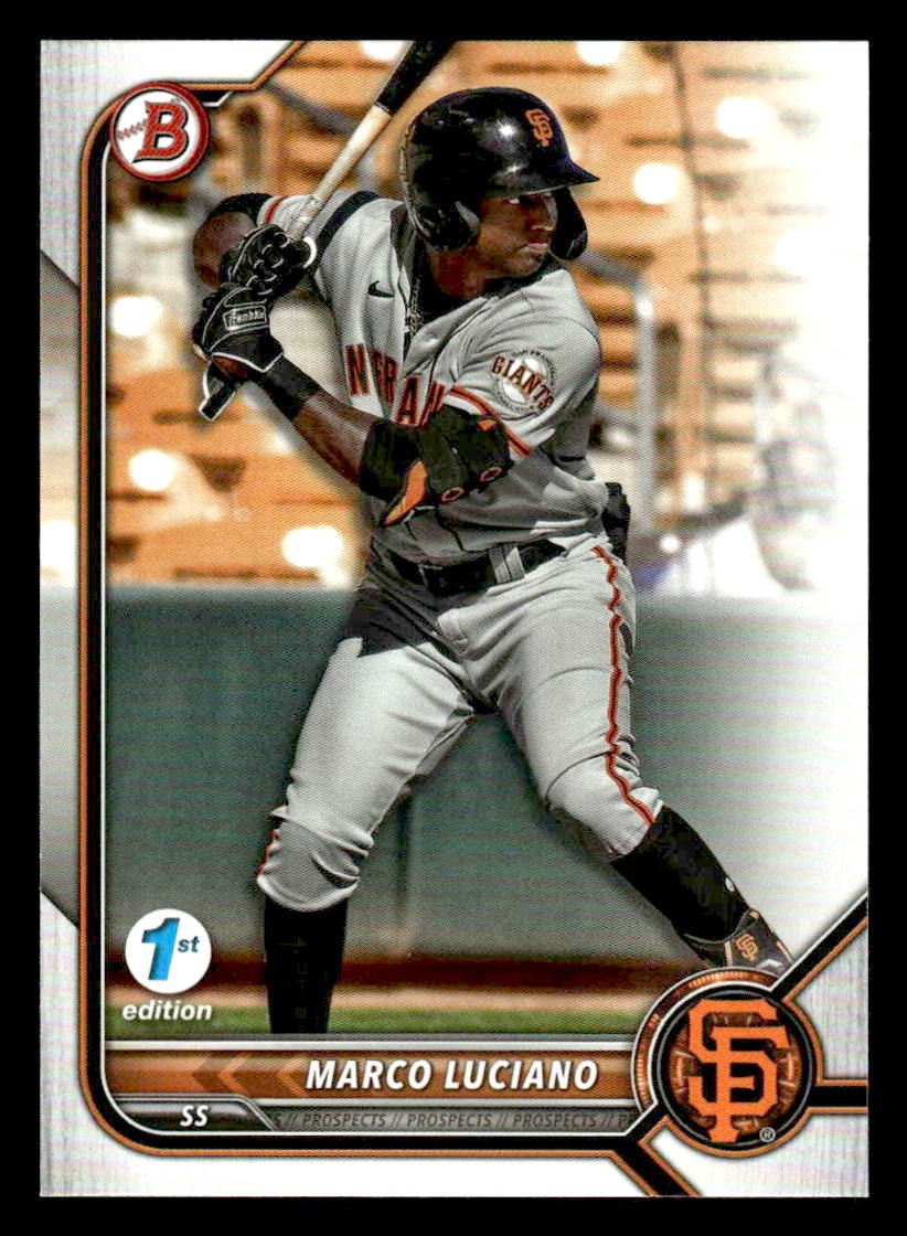 2022 Bowman Draft 1st Edition #BD-129 Marco Luciano