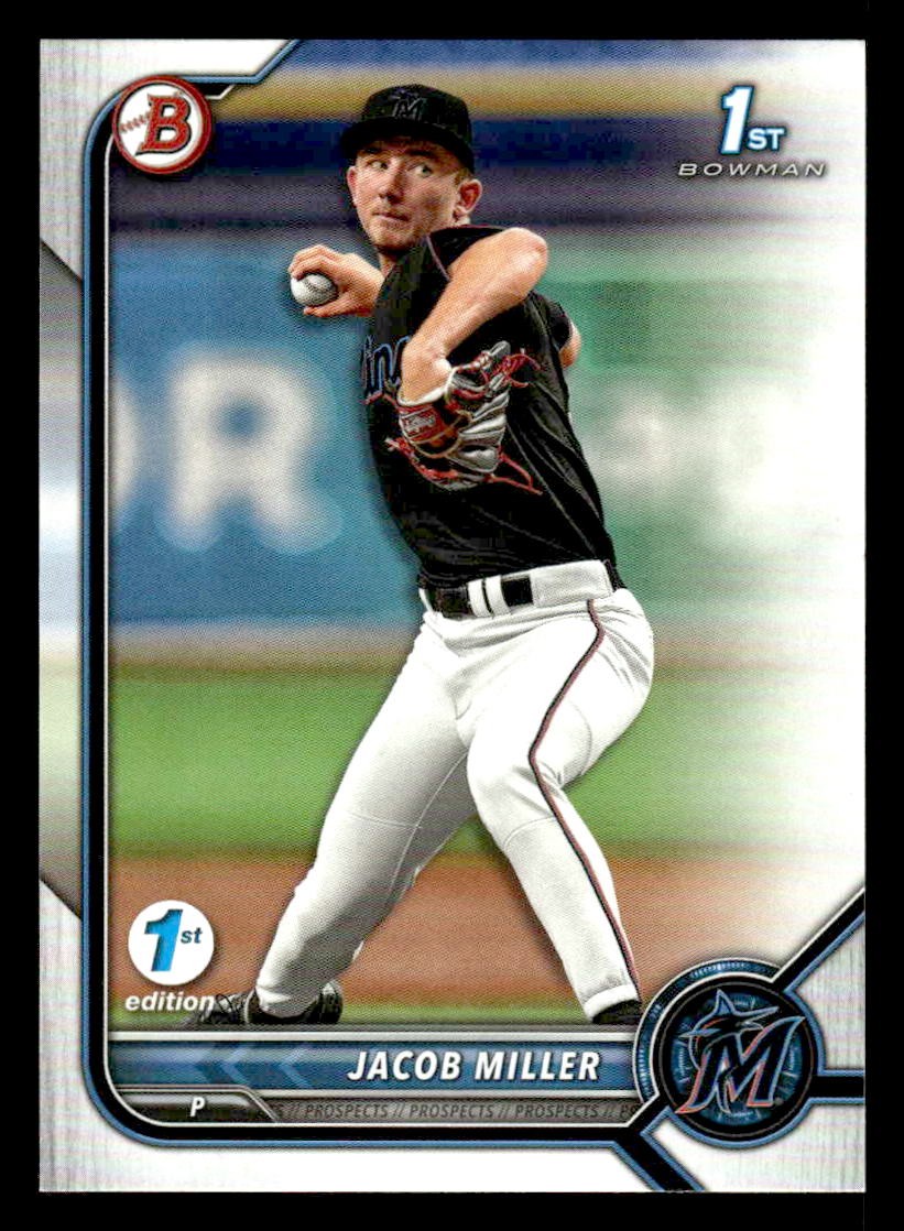2022 Bowman Draft 1st Edition #BD-195 Jacob Miller