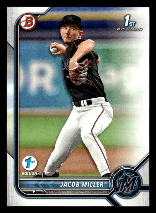2022 Bowman Draft 1st Edition #BD-195 Jacob Miller