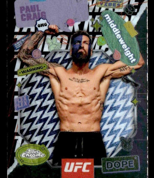 2025 Topps Chrome UFC #TRM-6 Paul Craig Tailor Made