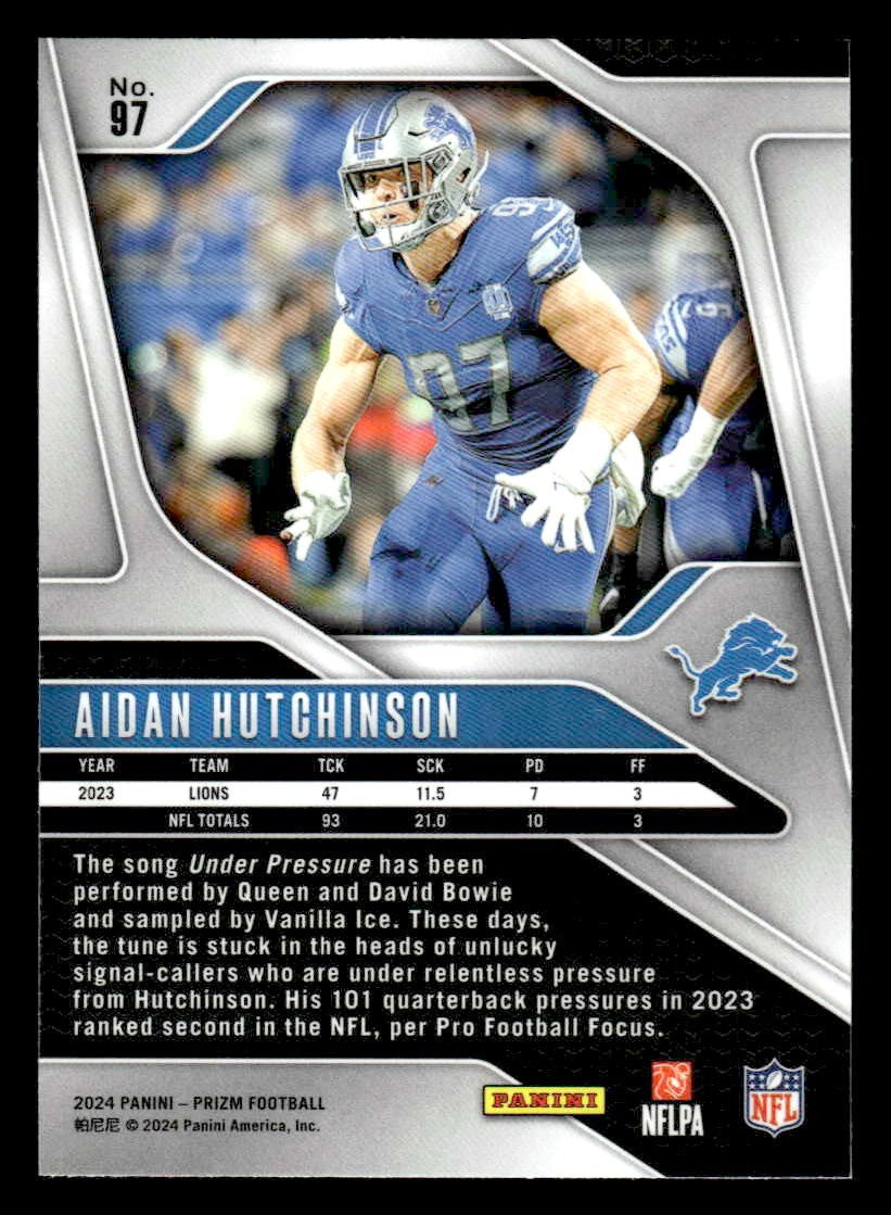 2024 Panini Prizm #97 Aidan Hutchinson