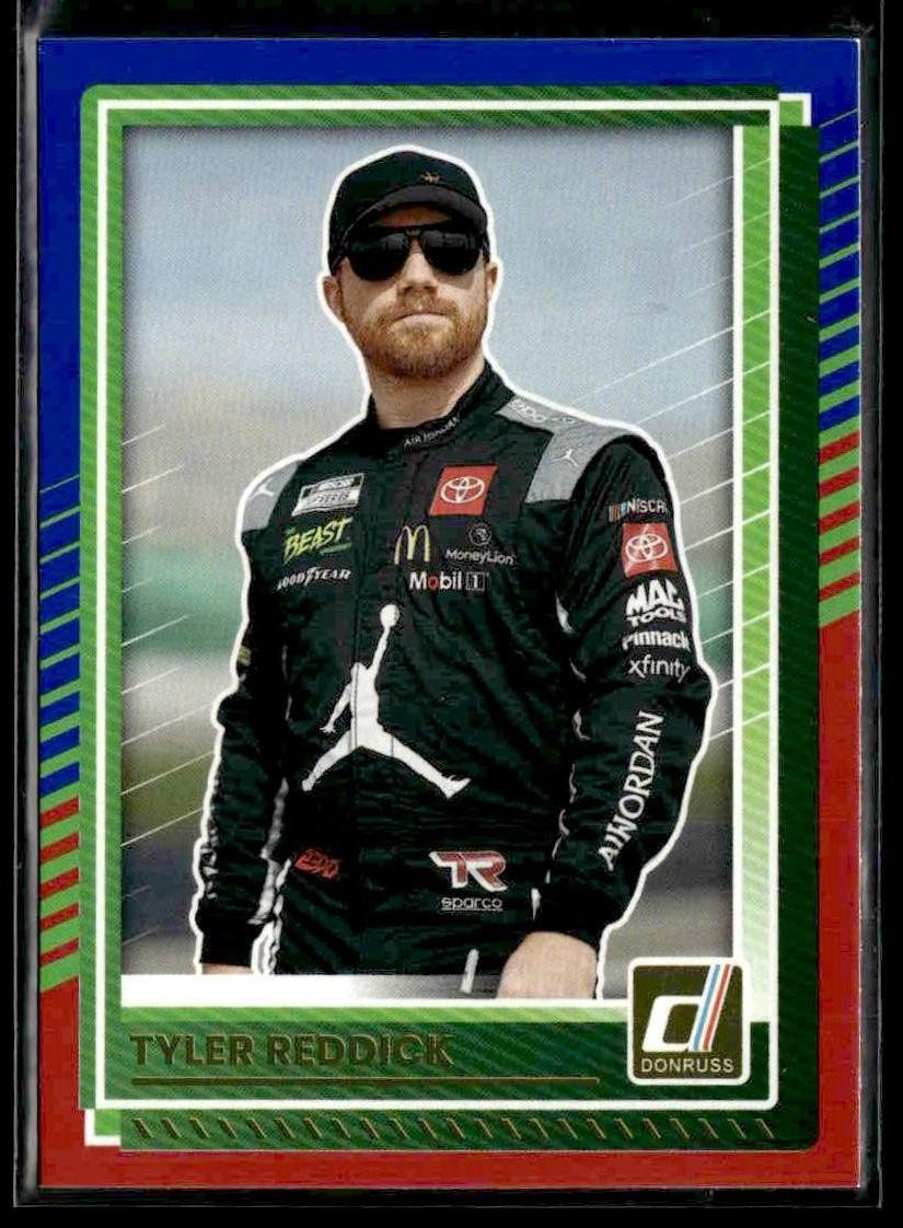 2025 Donruss #11 Tyler Reddick Red and Blue