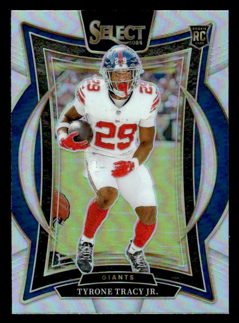 2024 Panini Select #61 Tyrone Tracy Jr. Silver Prizm