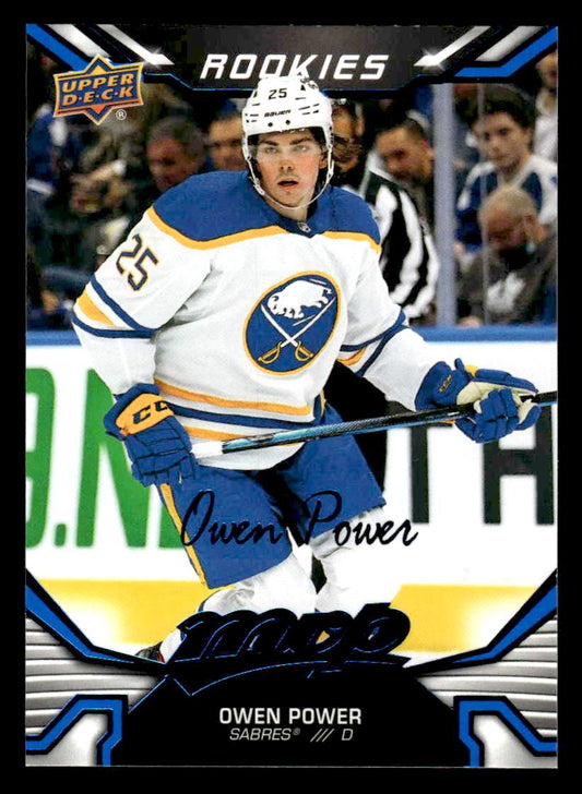 2022-23 Upper Deck MVP #243 Owen Power Blue Script