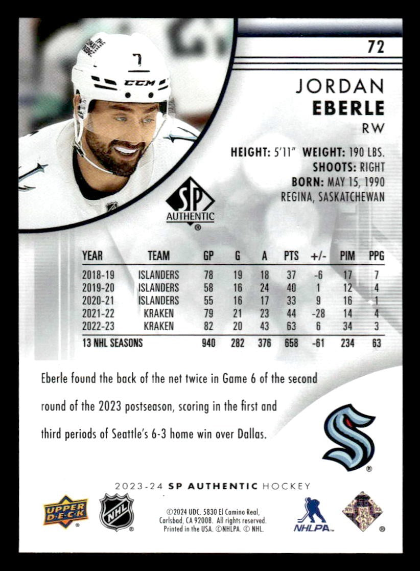 2023-24 SP #72 Jordan Eberle