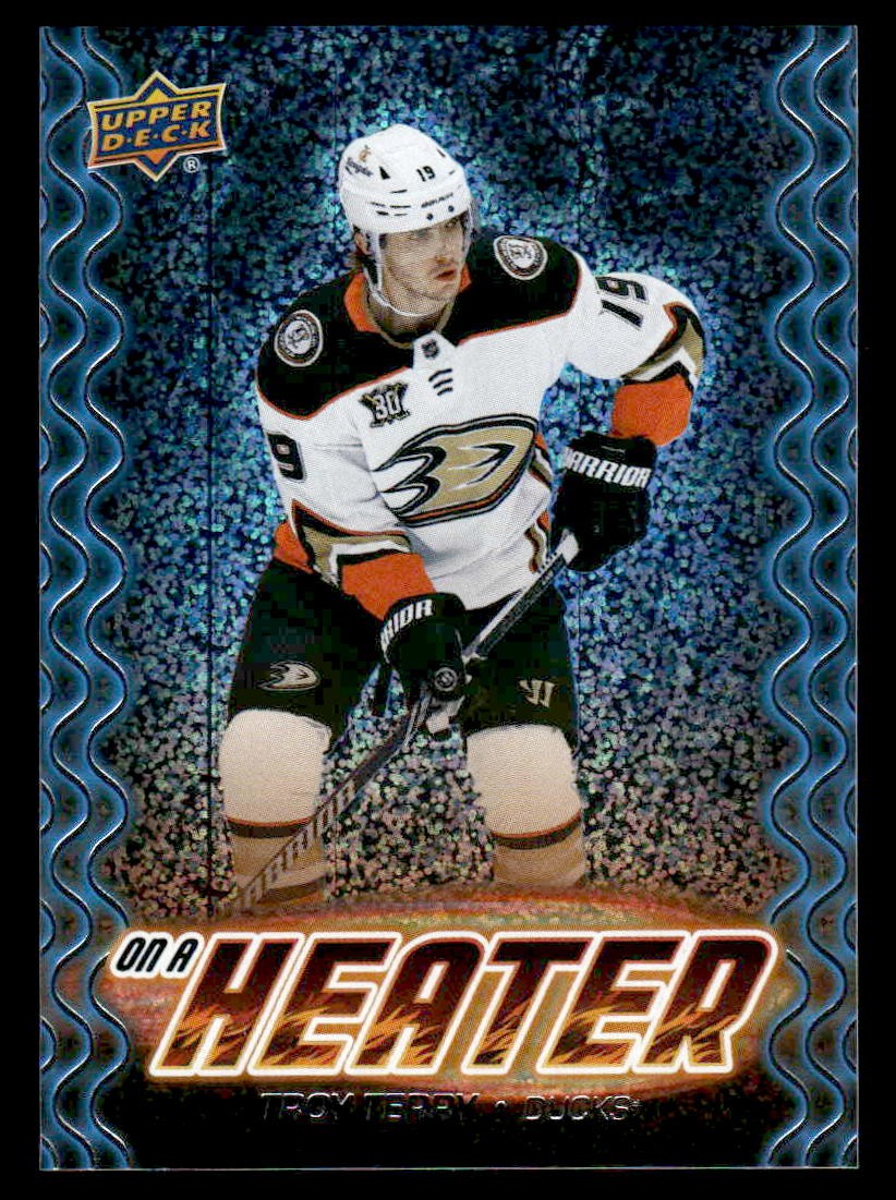 2024-25 Upper Deck #OH-4 Troy Terry On a Heater Speckle