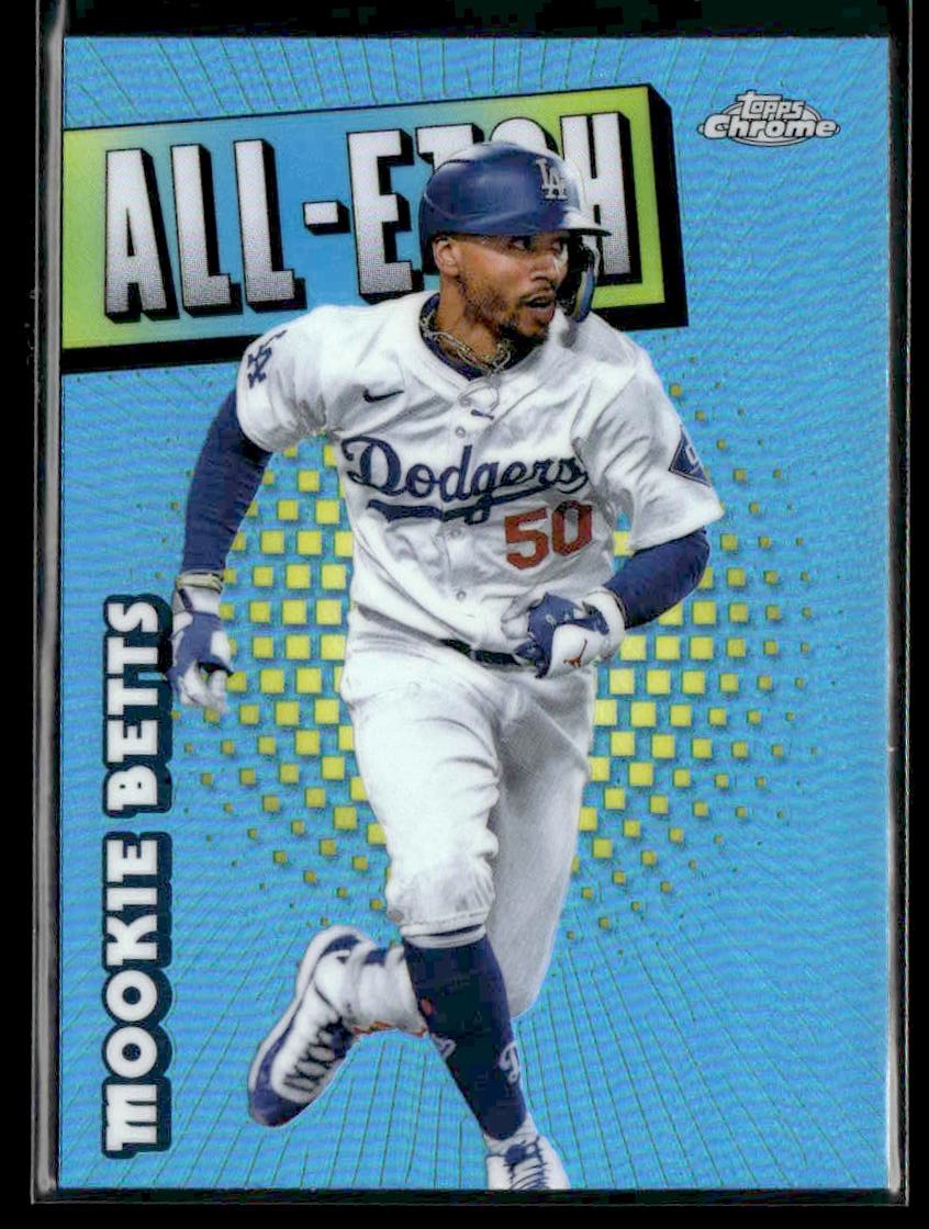 2025 Topps Chrome #CAE-9 Mookie Betts Chrome All-Etch
