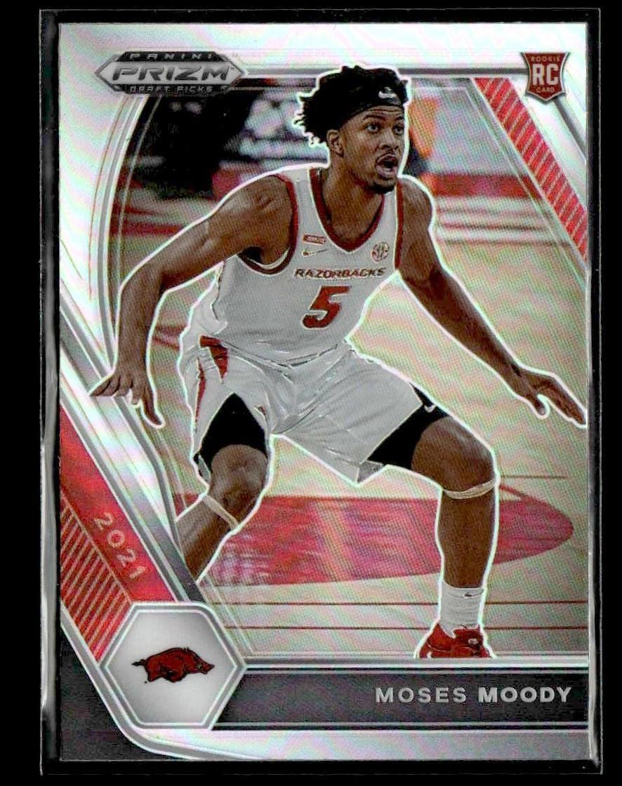 2021 Panini Prizm Draft Picks #11 Moses Moody Silver