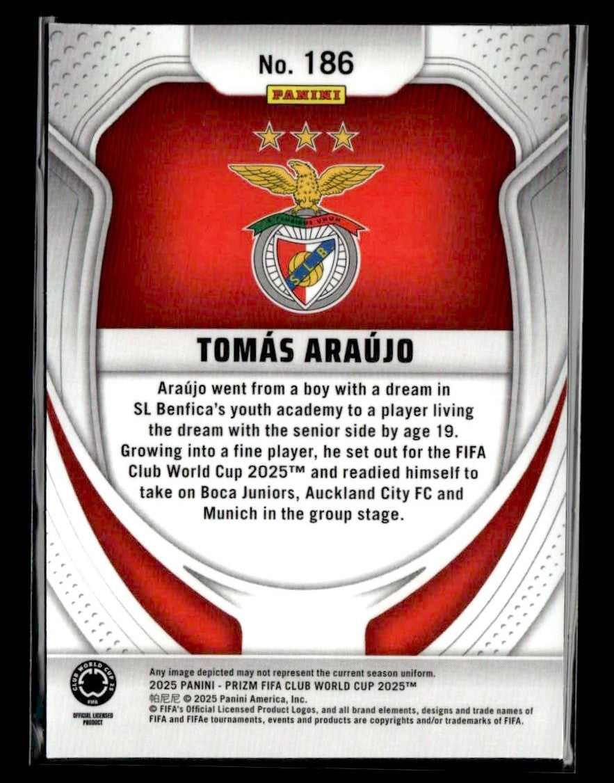 2025 Panini Prizm FIFA Club World Cup #186 Tomas Araujo