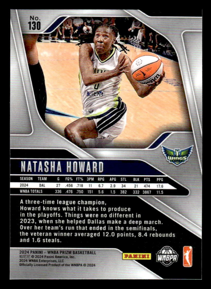 2024 Panini Prizm WNBA #130 Natasha Howard