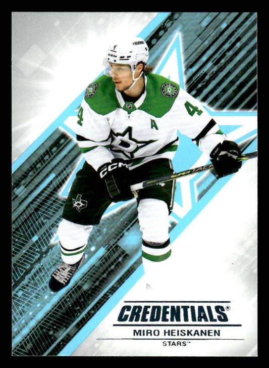 2024-25 Upper Deck Credentials #4 Miro Heiskanen
