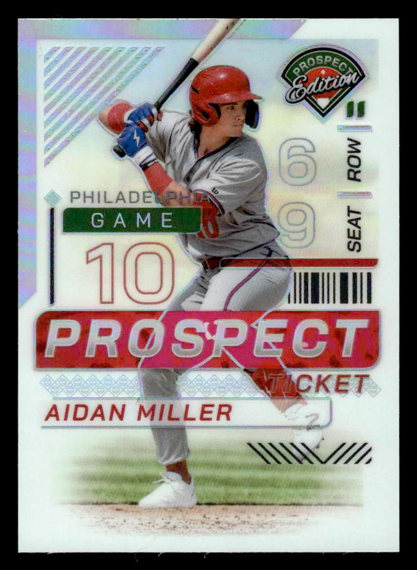 2024 Panini Prospect Edition #190 Aidan Miller Holo