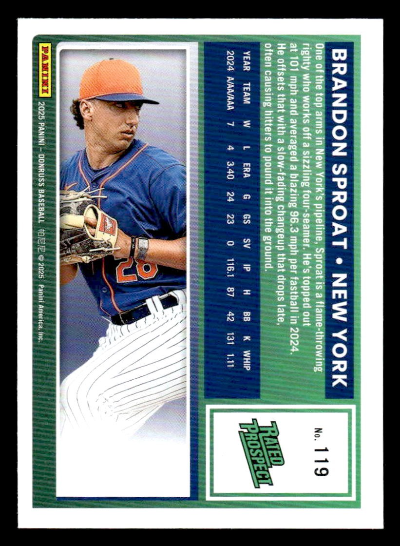 2025 Donruss #119 Brandon Sproat
